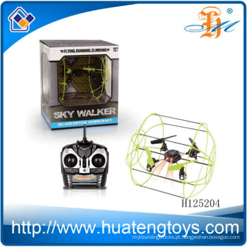 Venda quente escalando rc quadcopter kit, mini rc intruso ufo voando quadcopter H125204